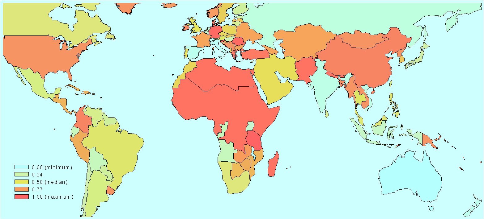 map of world