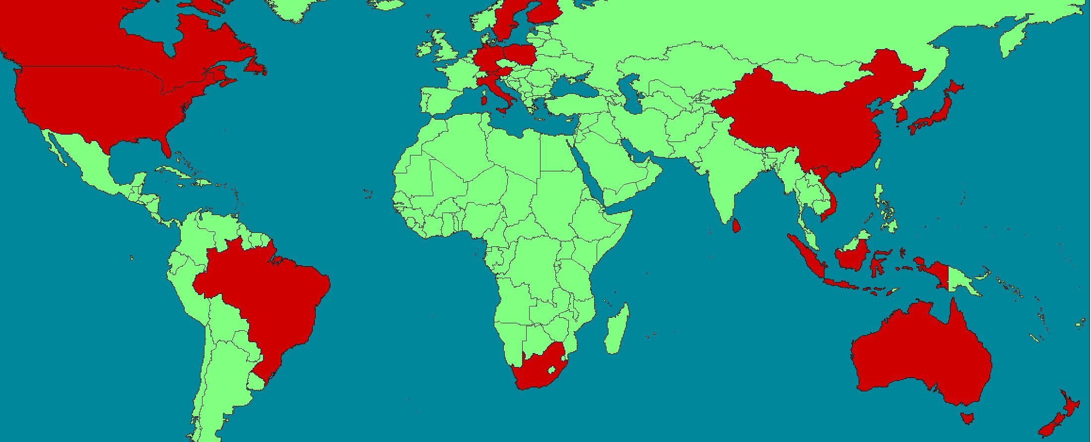 map of world