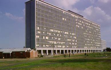 Just-built Menzies Building 1965