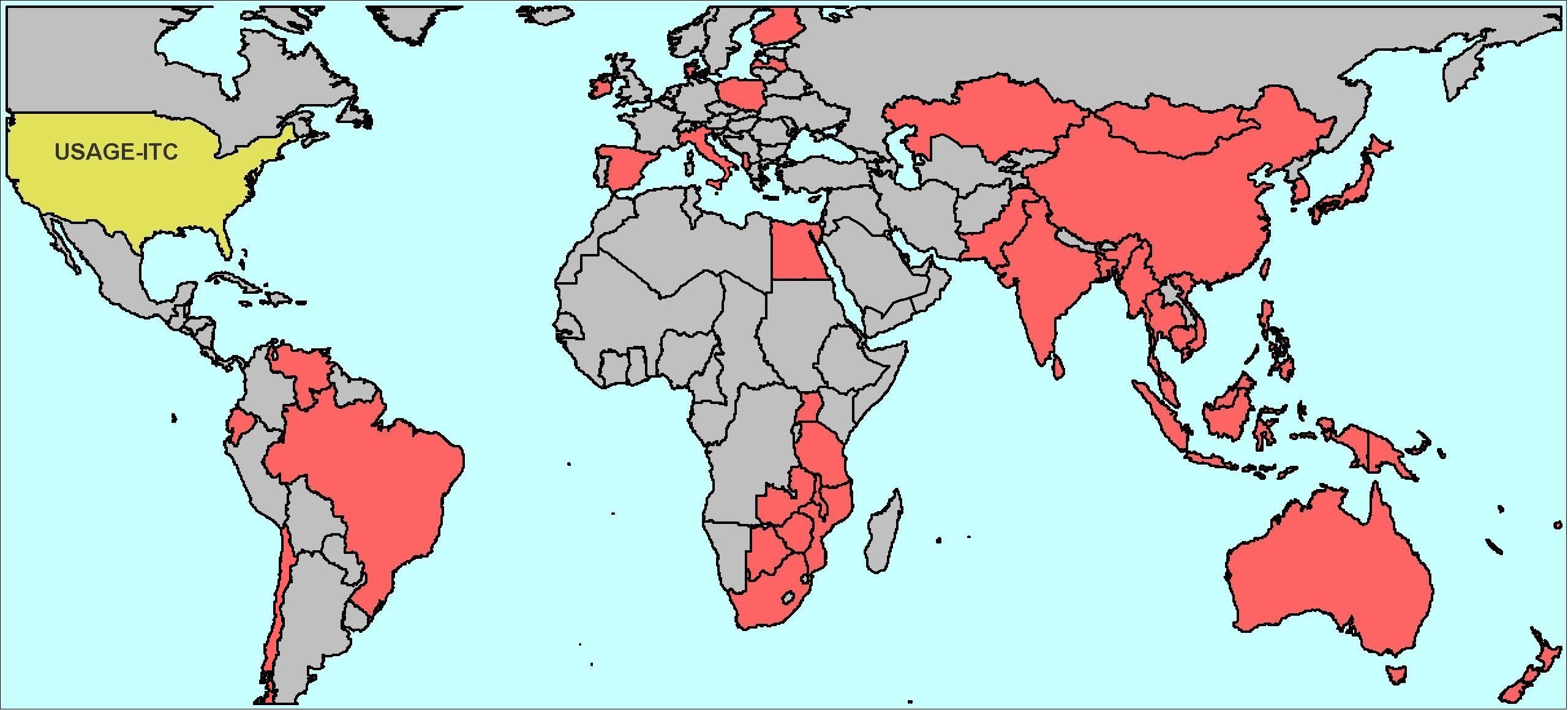 map of world