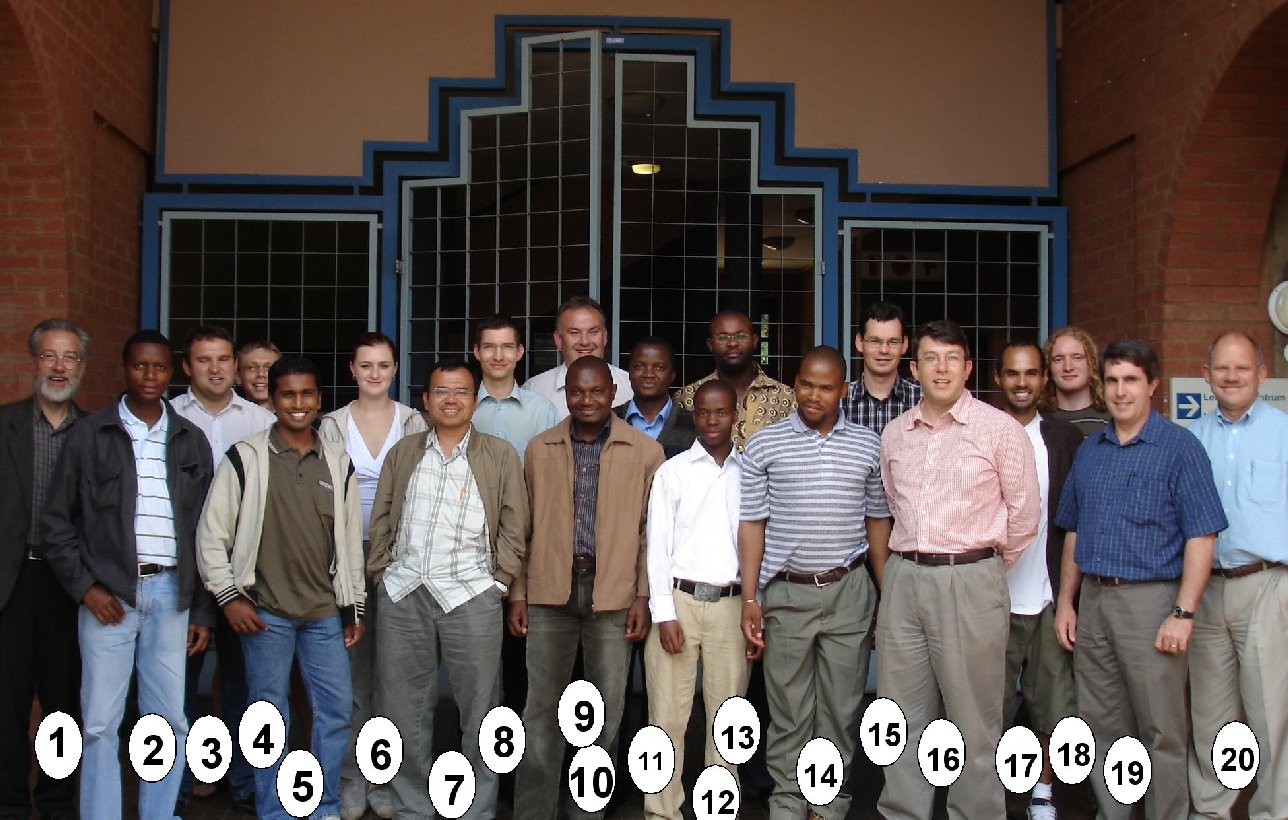 October 2007 Trade Modelling Course at University of Pretoria